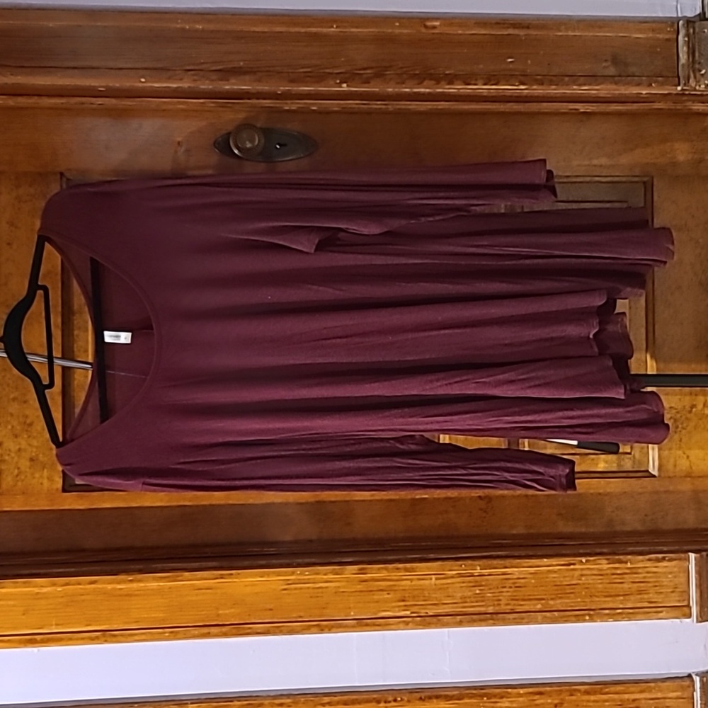 24seven maroon tunic